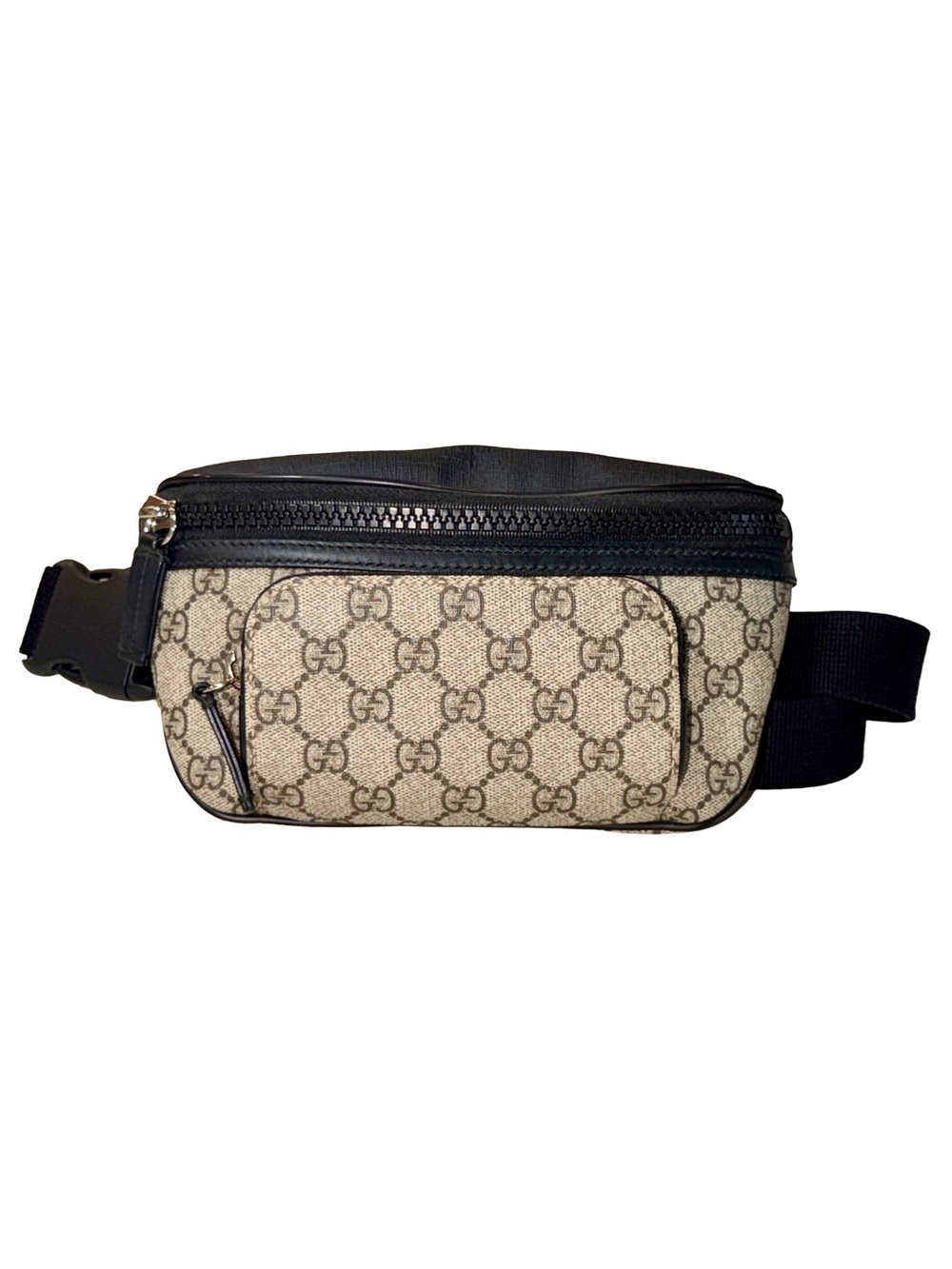 Gucci GG Supreme Eden Belt Bag Medium Beige/Ebony